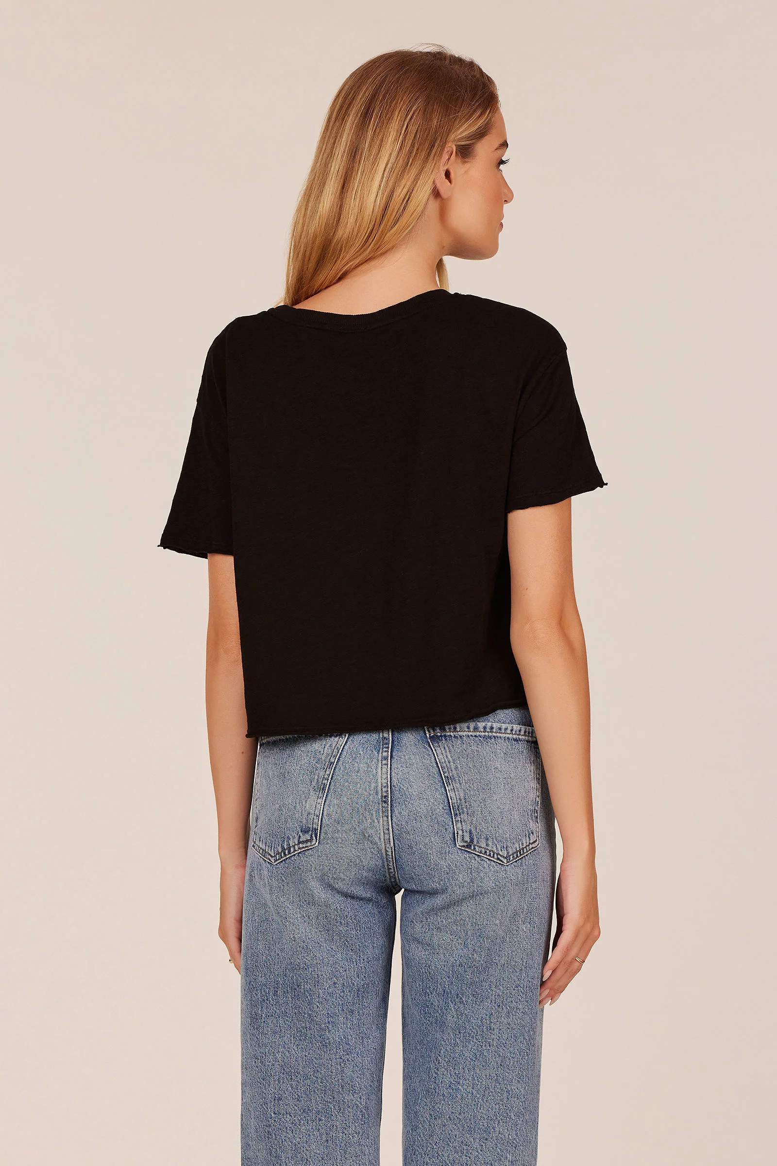 RAW EDGE CROPPED TEE - Image 6
