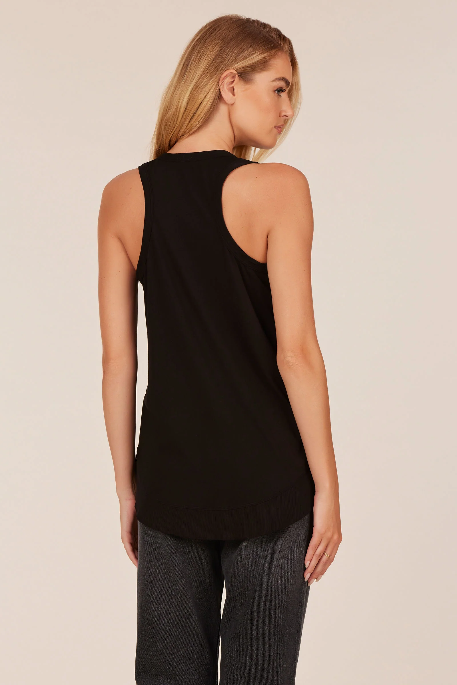 CURVED HEM RACERBACK TANK - Image 7