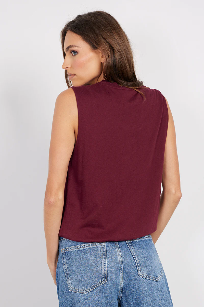 CREWNECK BUBBLE HEM TEE - Image 3