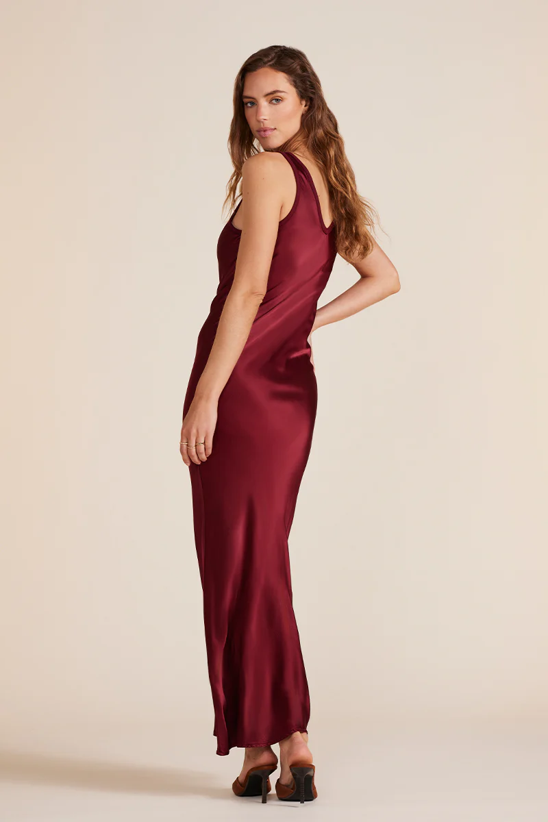 DOUBLE V CUT SLIP DRESS - Image 3