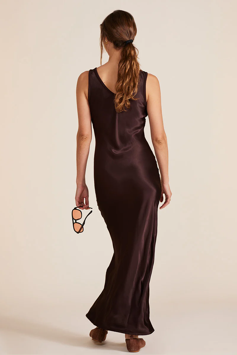 DOUBLE V CUT SLIP DRESS - Image 3