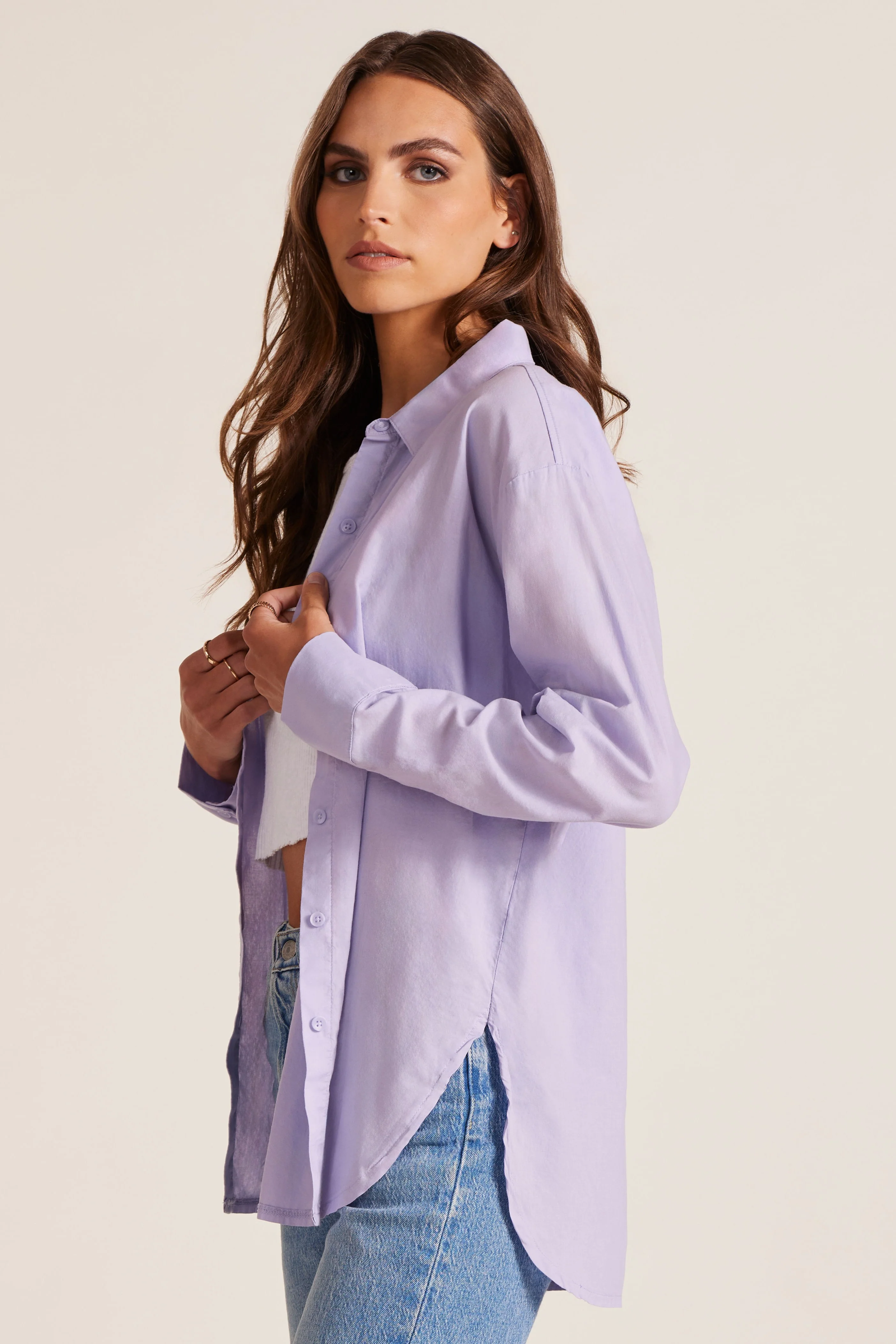 OVERSIZED BUTTON FRONT TUNIC - Image 3