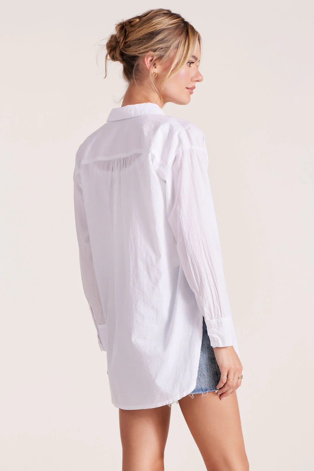 OVERSIZED BUTTON FRONT TUNIC - Image 3
