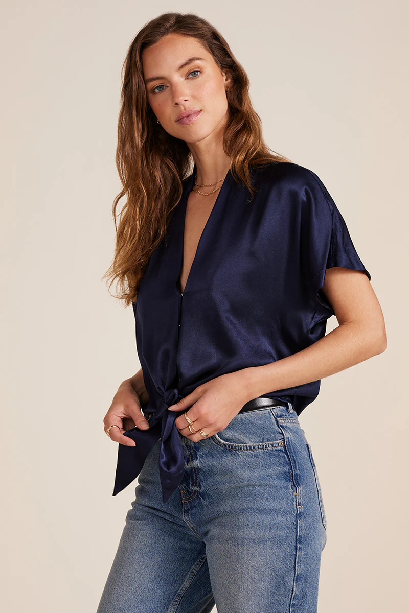 SILKY TIE TOP - Image 2