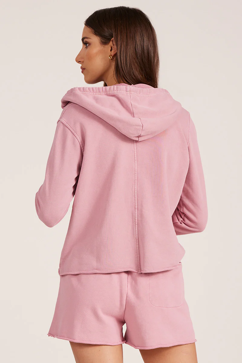 HALF ZIP CROP HOODIE - Image 2