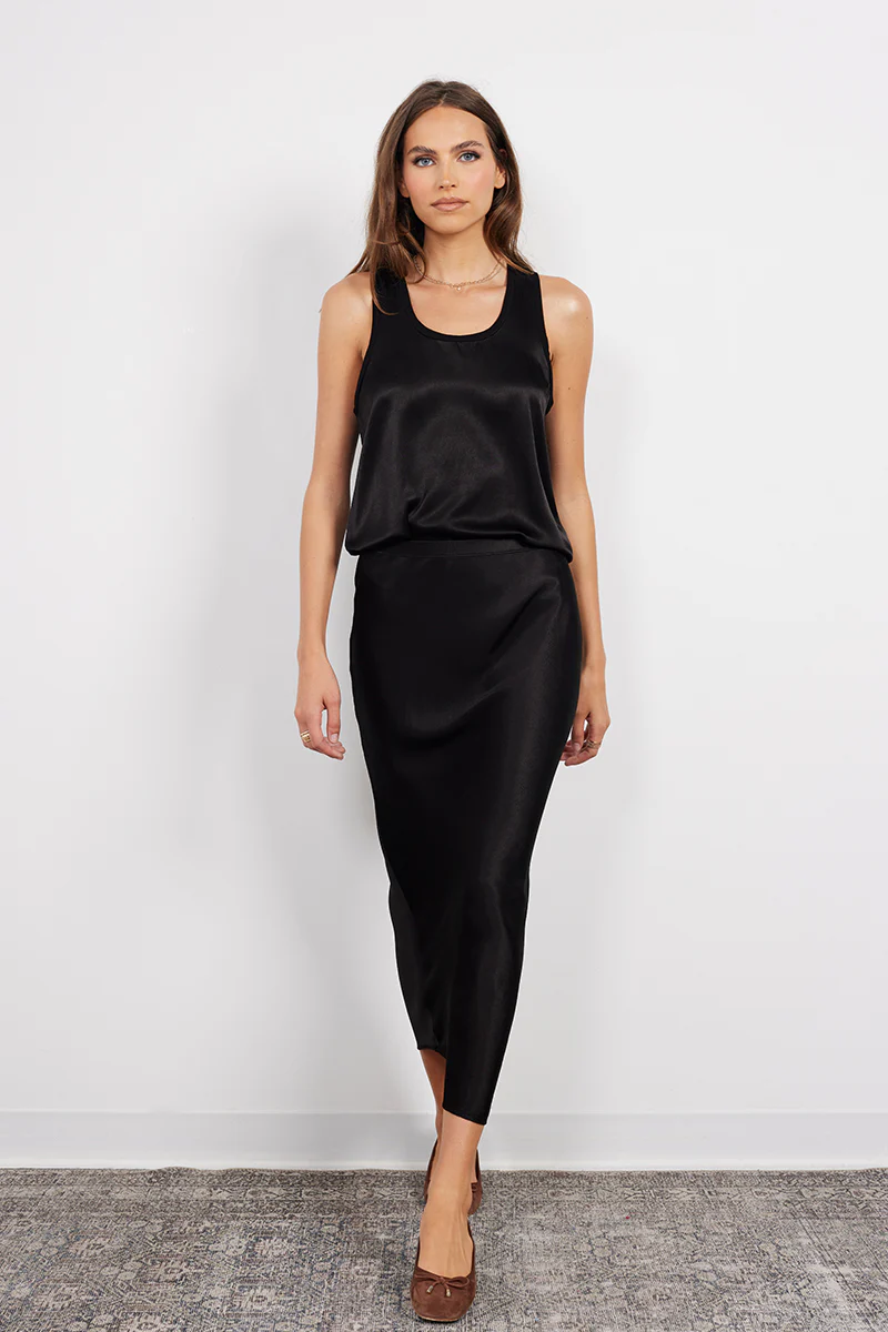 MIDI BIAS CUT SKIRT - Image 3