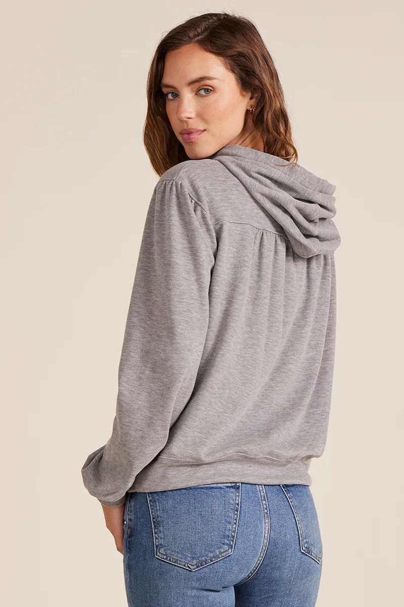 PUFF SLEEVE PULLOVER HOODIE - Image 2