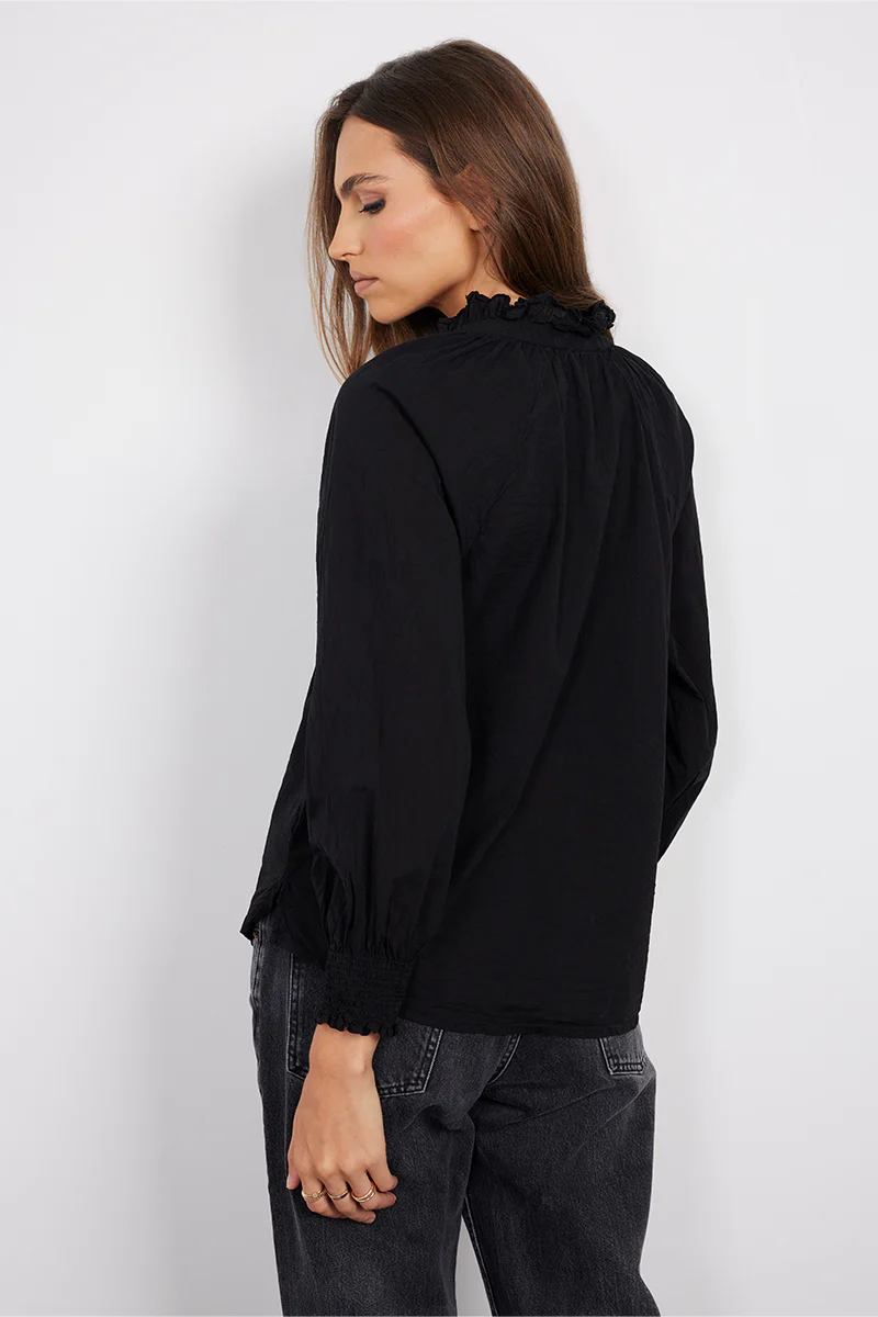 RAGLAN BUTTON-UP SMOCK SLEEVE - Image 4