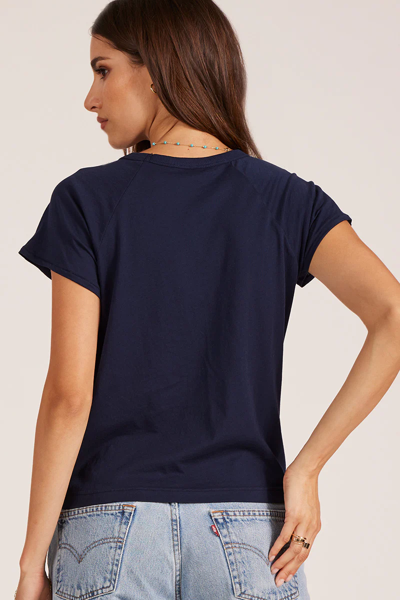 RAGLAN CAP SLEEVE TEE - Image 3