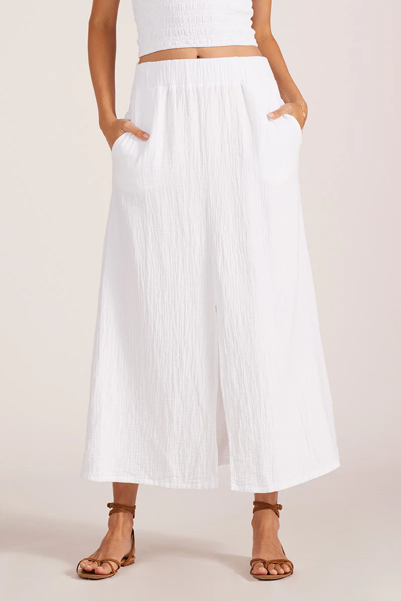 SPLIT FRONT MAXI SKIRT - Image 4