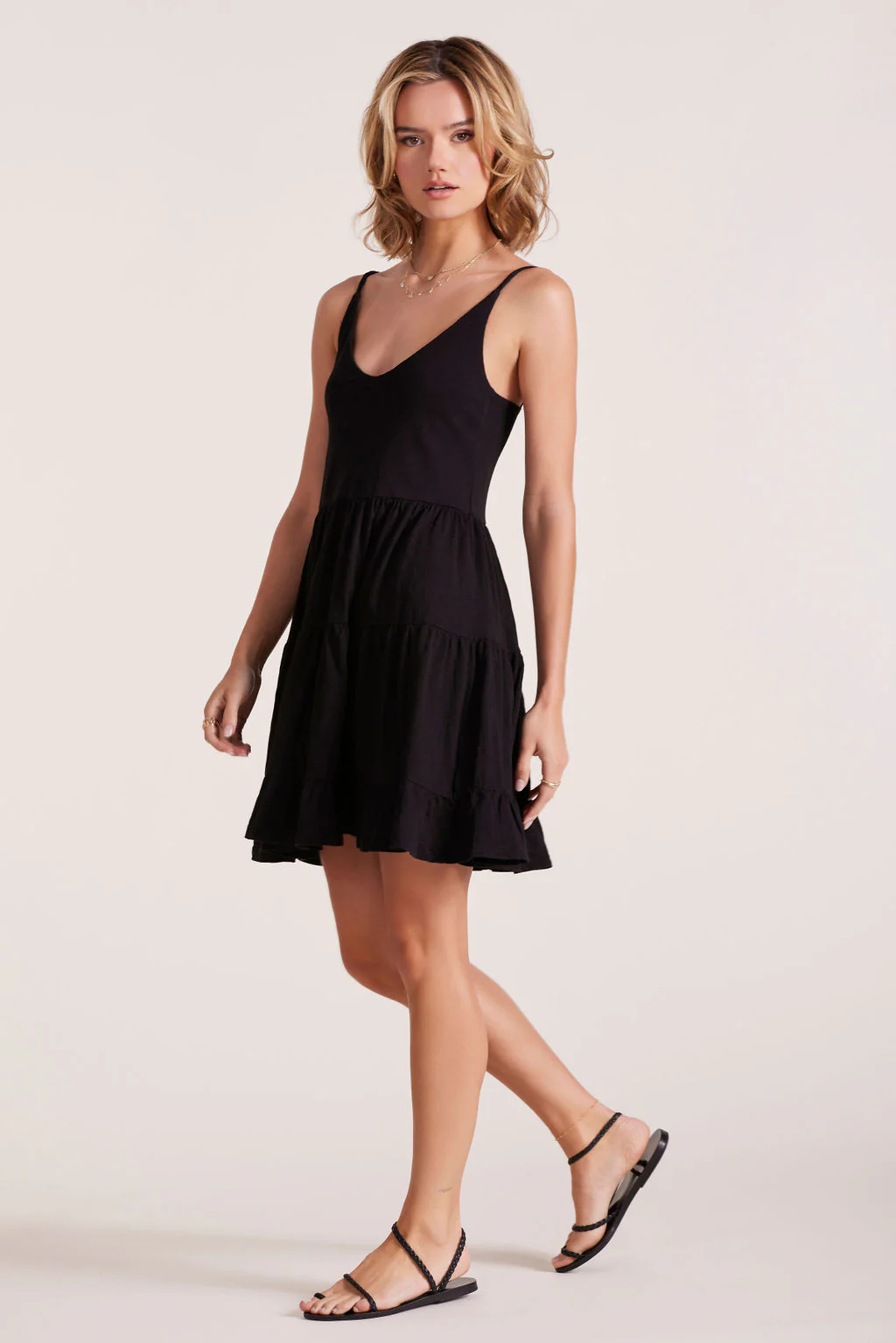 TIERED MINI TANK DRESS - Image 2