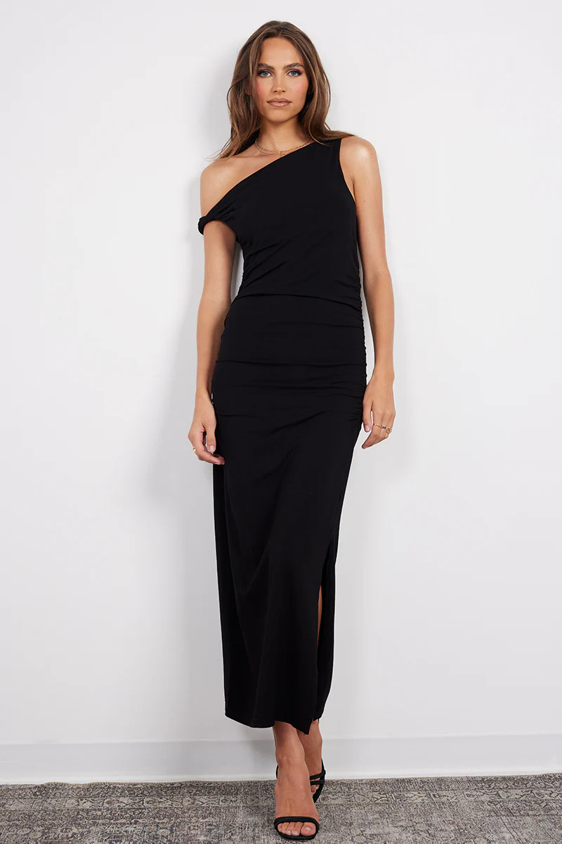 TWIST-OFF SHOULDER DRESS - Image 3
