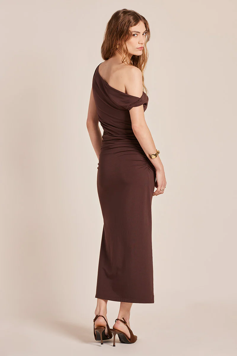 TWIST-OFF SHOULDER DRESS - Image 3