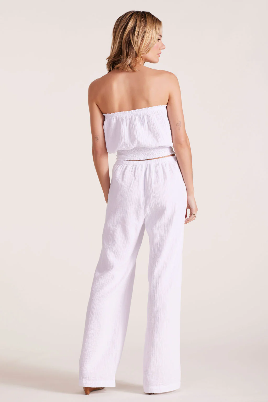 WIDE LEG SMALL WAISTBAND PANT - Image 3