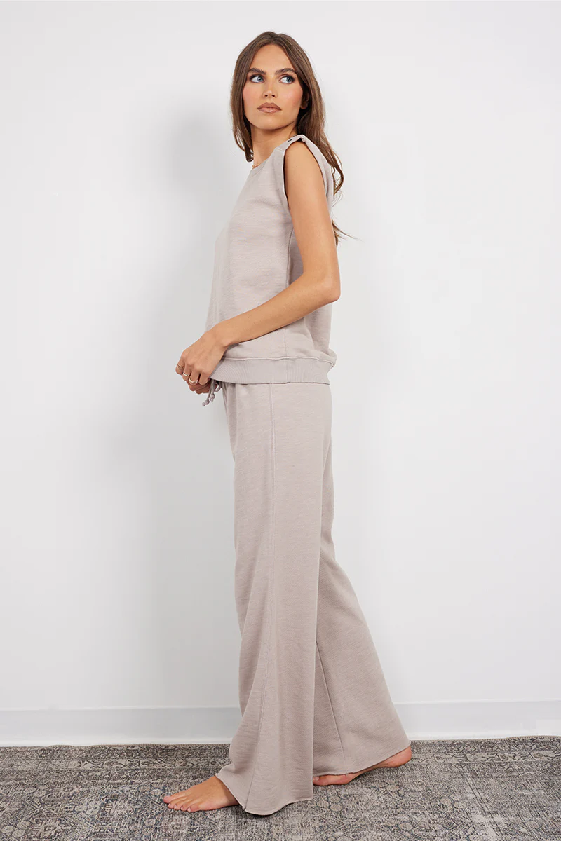 WIDE LEG DRAWSTRING PANT - Image 3